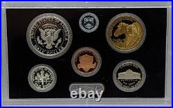 2012 S US Mint Silver Proof Set 14 Coins with Box & COA Damaged Box