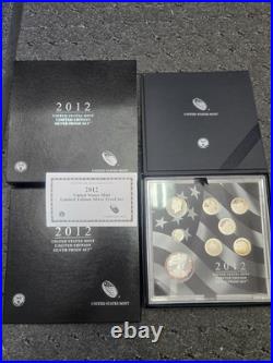 2012 S US Mint Toned Limited Edition Silver Proof Set Collection Boxed