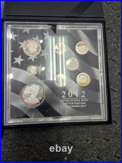 2012 S US Mint Toned Limited Edition Silver Proof Set Collection Boxed