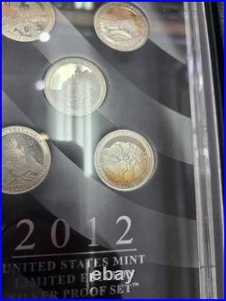 2012 S US Mint Toned Limited Edition Silver Proof Set Collection Boxed