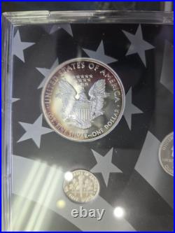 2012 S US Mint Toned Limited Edition Silver Proof Set Collection Boxed