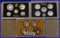 2012-S US United States Mint SILVER PROOF 14 Coin Set New In Box withATB QUARTERS