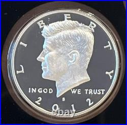 2012 S United States Mint Silver Proof Set 14 Coins With OGP & COA