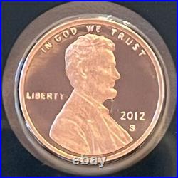 2012 S United States Mint Silver Proof Set 14 Coins With OGP & COA