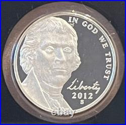 2012 S United States Mint Silver Proof Set 14 Coins With OGP & COA