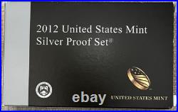 2012 S United States Mint Silver Proof Set 14 Coins With OGP & COA