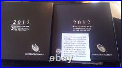 2012 S, W US Mint Limited Edition 8-coin Silver Proof Set low mintage, iconic