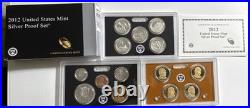2012 Silver Proof Set U. S. Mint Original Government Packaging OGP COA