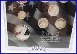 2012 U. S. Mint Limited Edition Silver Proof Set F048