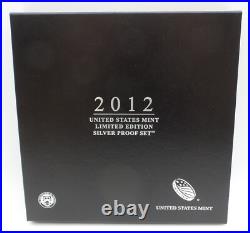 2012 U. S. Mint Limited Edition Silver Proof Set F048