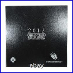 2012 U. S Mint Limited Edition Silver Proof Set OGP COA SKUCPC8068 2012 U. S Mint Limited Edition Silver Proof Set OGP COA SKUCPC8068
