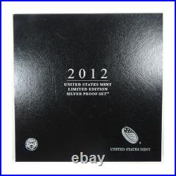 2012 U. S Mint Limited Edition Silver Proof Set OGP COA SKUCPC8068