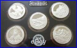 2012 U. S. Mint Silver Proof Set, 14 Piece, Brilliant Proof Coins with COA