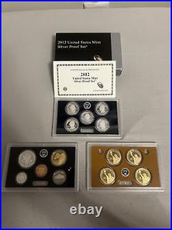 2012 U. S. Silver 14 coin Proof Set