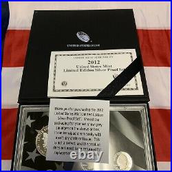 2012 US Mint Limited Edition Silver Proof Set