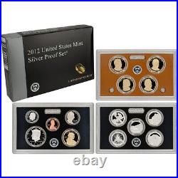 2012 US Mint Silver Proof Set