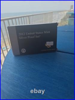 2012 US Mint Silver Proof Set Only 395,443 Made Complete OGP with COA