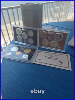 2012 US Mint Silver Proof Set Only 395,443 Made Complete OGP with COA