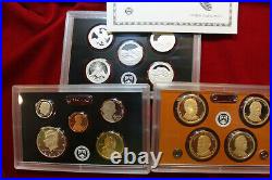 2012 United States 14- Coin Silver Proof Set With Mint Packaging And Coa
