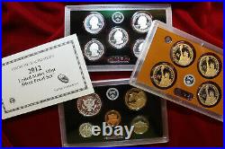 2012 United States 14- Coin Silver Proof Set With Mint Packaging And Coa