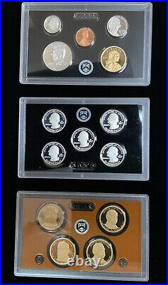 2012 United States Mint Complete Silver Proof Set 14 Coins, Box and COA