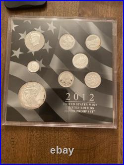 2012 United States Mint Limited Edition Silver Proof Set