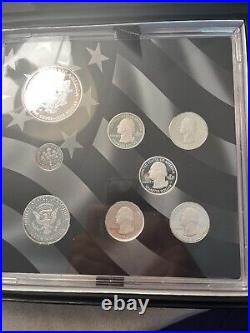 2012 Us Mint Limited Edition Silver Proof Set? 8 Coin? Box & Coa Sae Ogp Toned