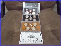 2012 Us Mint Silver Proof 14 Coin Set 90% Silver Content With Box And Coa