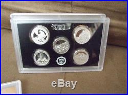 2012 Us Mint Silver Proof 14 Coin Set 90% Silver Content With Box And Coa
