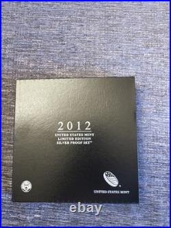 2012 W Proof Silver Eagle Limited Edition Proof Set In Ogp