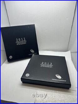 2012 W Proof Silver Eagle Limited Edition Proof Set In Ogp Sr5-3