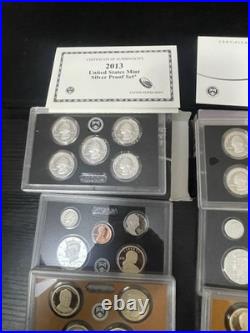 2013 & 2014 Silver Proof Set U. S. Mint Original Government Packaging OGP COA