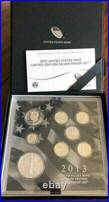 2013 Limited Edition Silver Proof Set