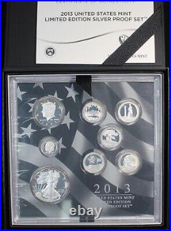 2013 Limited Edition Silver Proof Set OGP & COA MINT0710/JAU