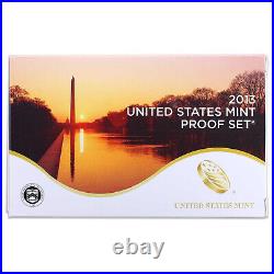 2013 S Proof Set 10 Pack Nice Original Boxes & COAs US Mint 140 Coin Lot