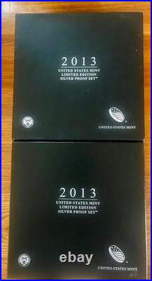 2013-S U. S. Mint Limited Edition Silver Proof Set 90% Silver