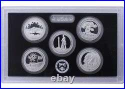 2013-S US Mint Silver Coin Proof Set Original Box and COA. 14 Coins