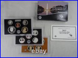 2013-S US Mint Silver Proof Set with COA & Box 14 Coins 90% United States