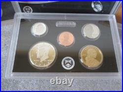 2013 Silver Proof Set Us Mint S & Coa + Original Outer Box