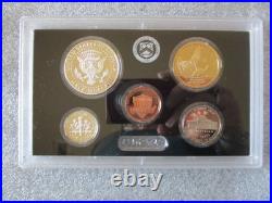 2013 Silver Proof Set Us Mint S & Coa + Original Outer Box