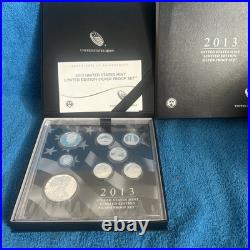 2013 Silver U. S Mint Limited Edition SilverProof Set OGP with COA American Eagle