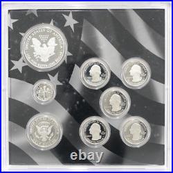 2013 US Mint Limited Edition Silver 8 Coin Proof Set in Box & NO COA