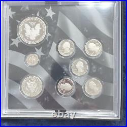 2013 US Mint Limited Edition Silver Proof Set with Silver Eagle + Box & COA