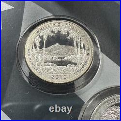 2013 US Mint Ltd Edition Silver Proof Set Silver Coins x8 OGP & COA (90593)