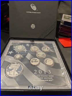 2013 US Mint Silver Proof Set