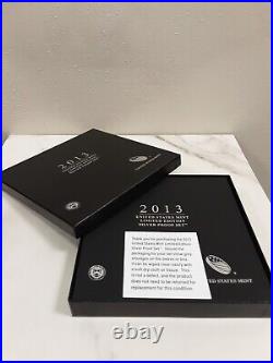2013 United States Mint Limited Edition Silver Proof Set with OGP And COA