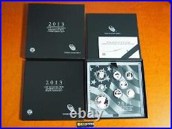 2013 W Proof Silver Eagle Limited Edition Proof Set In Ogp