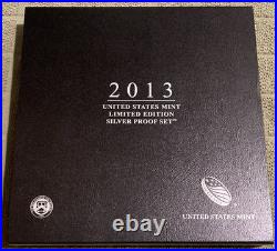 2013 W Proof Silver Eagle Limited Edition Proof Set In Ogp With Toning Coins 2013 W Proof Silver Eagle Limited Edition Proof Set In Ogp With Toning Coins