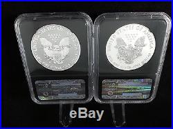 2013-W West Point Silver Eagle Set Early Release PF70/SP70 NGC Retro Star Label