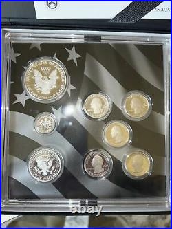 2014 LIMITED EDITION SILVER PROOF SET With BOX & COA